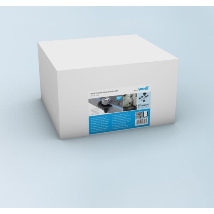 Wedi Fundo Put afvoer verticaal DN-50 rond